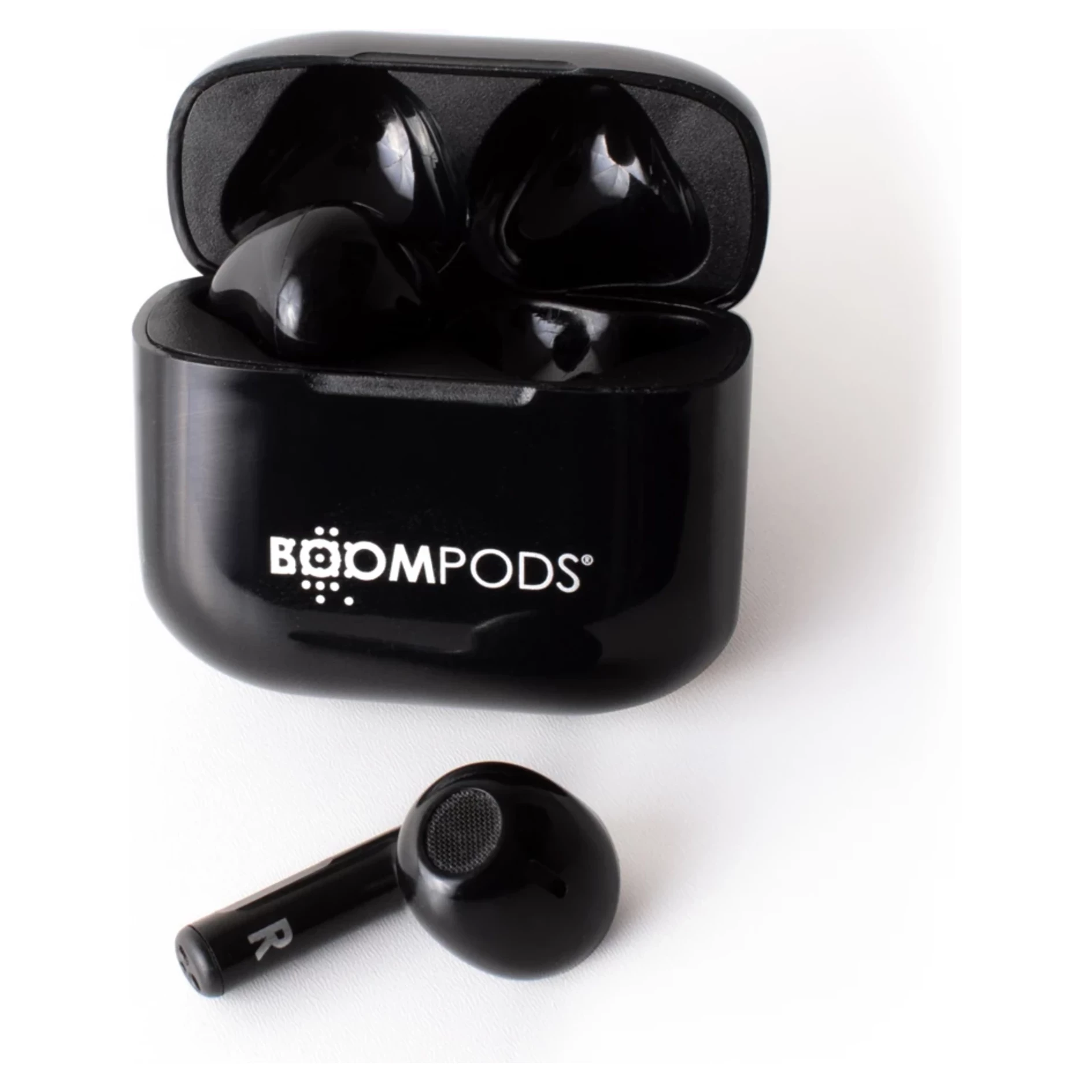 BOOMPODS bassline COMPACT bezdrôtové slúchadlá čierne BOOMPODS bassline COMPACT bezdrôtové slúchadlá čierne