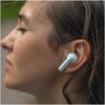 BOOMPODS bassline HUSH bezdrôtové slúchadlá biele