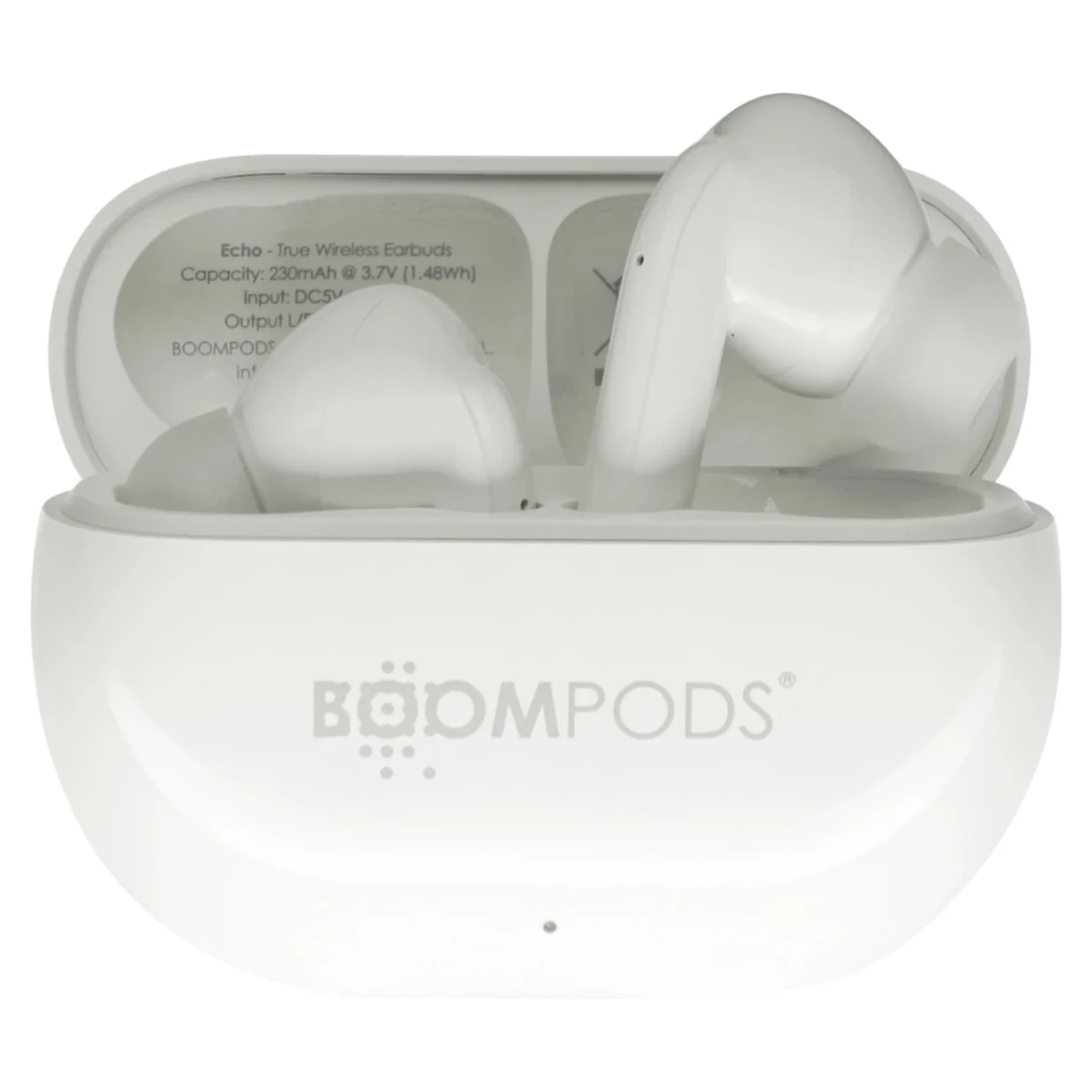BOOMPODS echobuds ANC bezdrôtové slúchadlá biele BOOMPODS echobuds ANC bezdrôtové slúchadlá biele