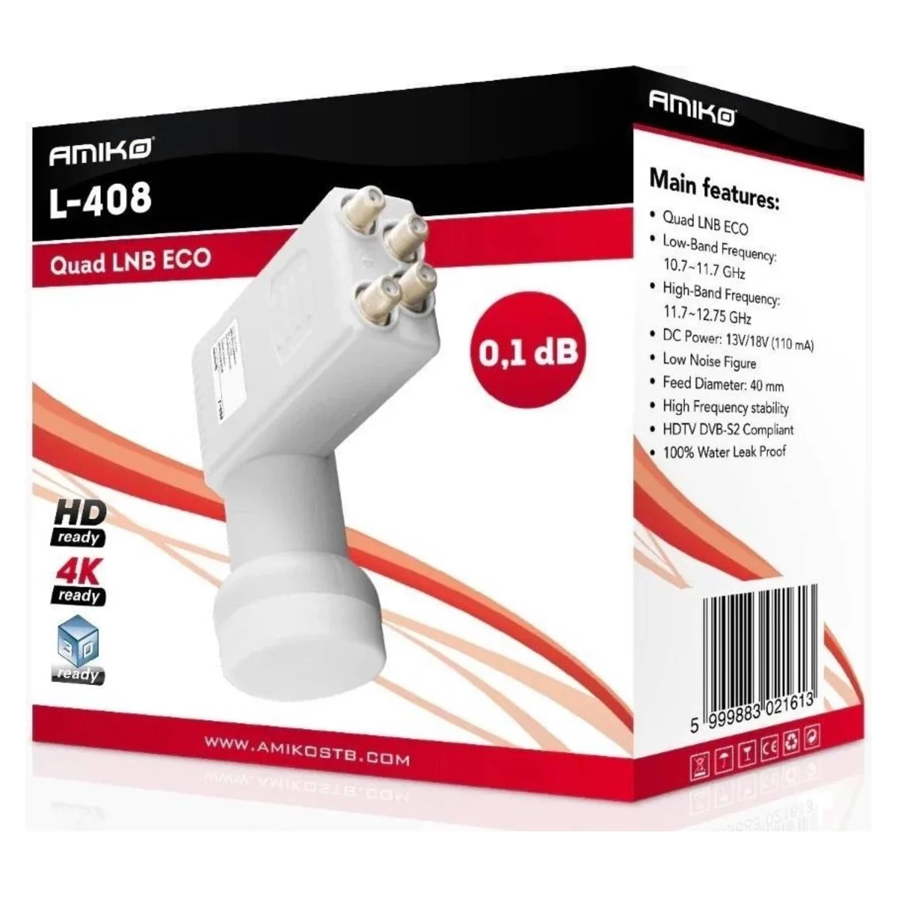 LNB Amiko QUAD L-408 LNB Amiko QUAD L-408