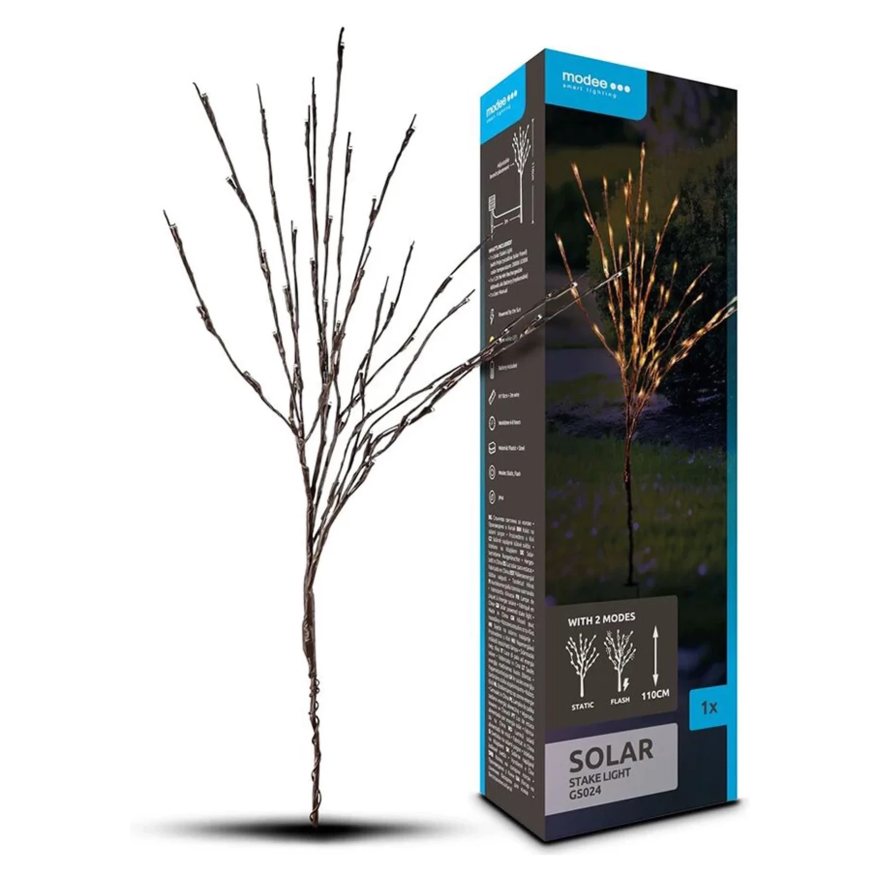 Modee solárne svietidlo GS024 zapichovacie 110cm 1ks Modee solárne svietidlo GS024 zapichovacie 110cm 1ks