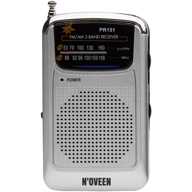 Noveen PR151 strieborné prenosné rádio