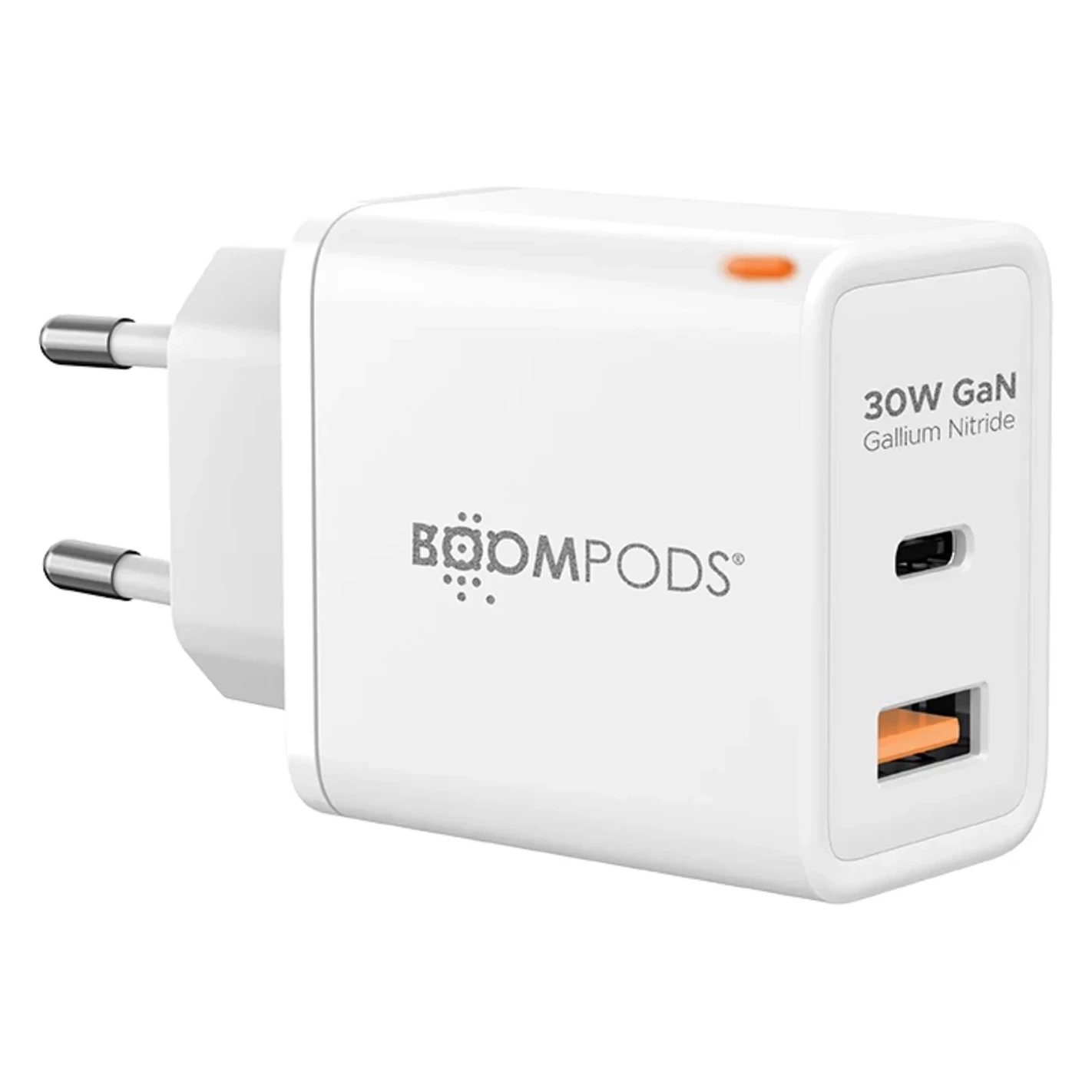 BOOMPODS GaN PD3.0 30W nabíjačka biela BOOMPODS GaN PD3.0 30W nabíjačka biela