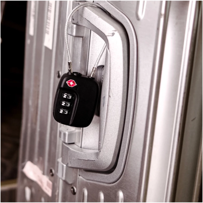 BOOMPODS LOCK TSA bag tracker - čierny