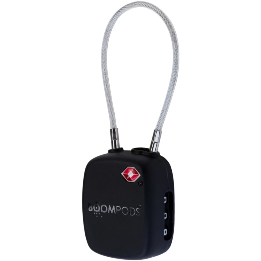 BOOMPODS LOCK TSA bag tracker - čierny