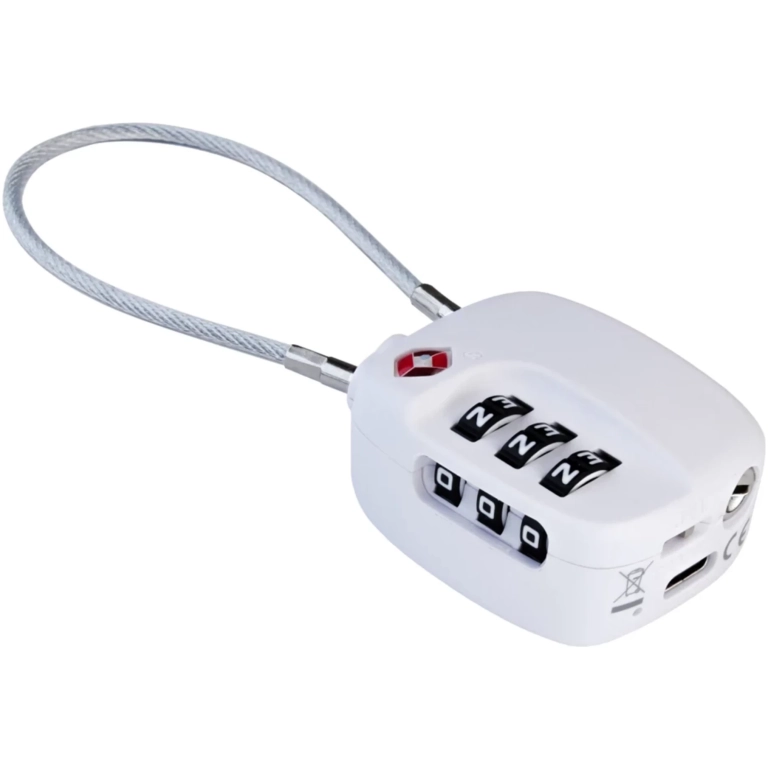 BOOMPODS LOCK TSA bag tracker - biely