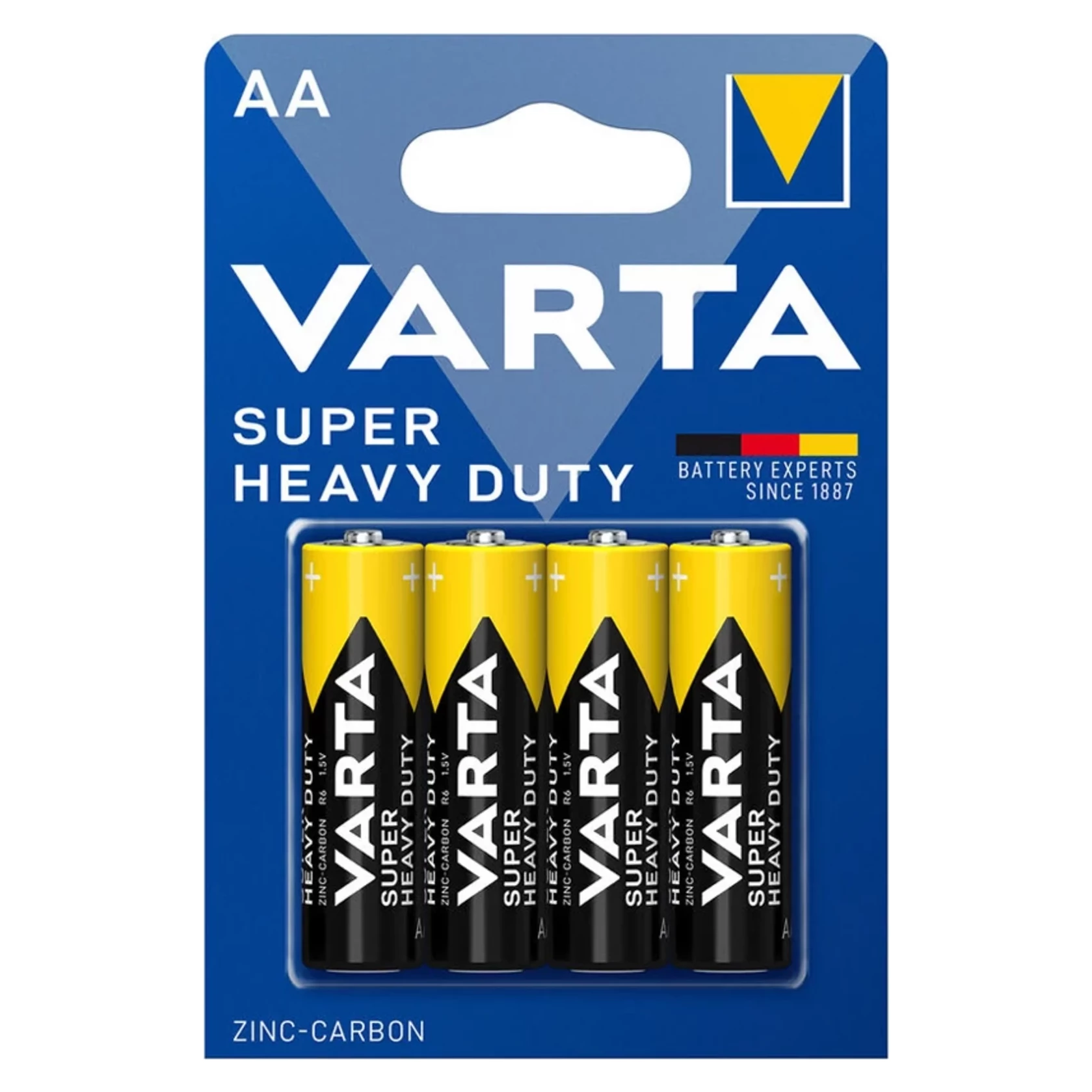 VARTA SUPERLIFE zinkovo-uhlíkové batérie 4ks AA VARTA SUPERLIFE zinkovo-uhlíkové batérie 4ks AA