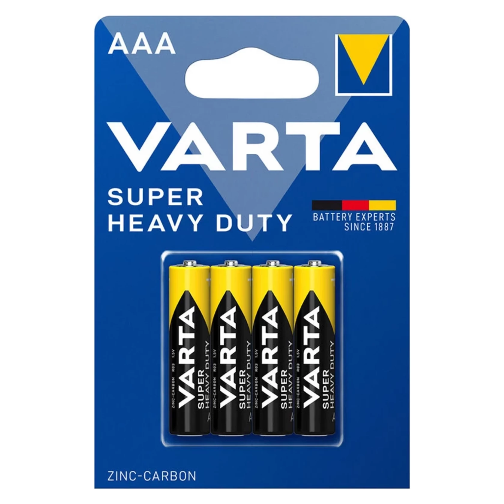 VARTA Superlife zinkovo-uhlíkové batérie 4ks AAA VARTA Superlife zinkovo-uhlíkové batérie 4ks AAA
