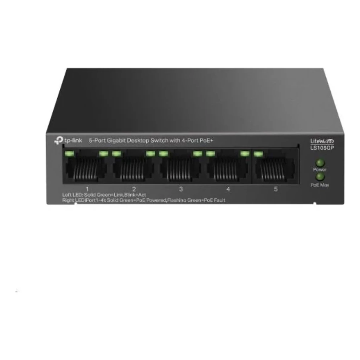 TP-Link LS105GP 5-portový switch 1Gbps POE TP-Link LS105GP 5-portový switch 1Gbps POE