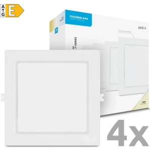 Modee LED panel podhľadový štvorec 18W 4000K biely 1980 lumenov 4ks