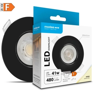 Modee LED bodové svetlo podhľadové 4,9W čierne 480 lumenov