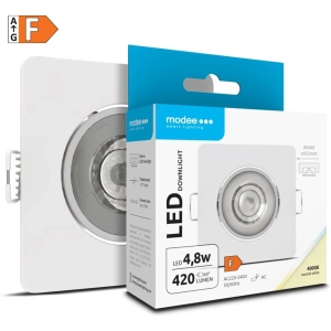 Modee LED bodové svetlo podhľadové 4,8W biele 420 lumenov štvorec