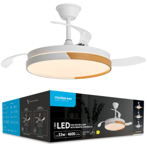 Modee LED stropné svietidlo s ventilátorom CL3CCT F3W 33W 4600lumenov D500mm