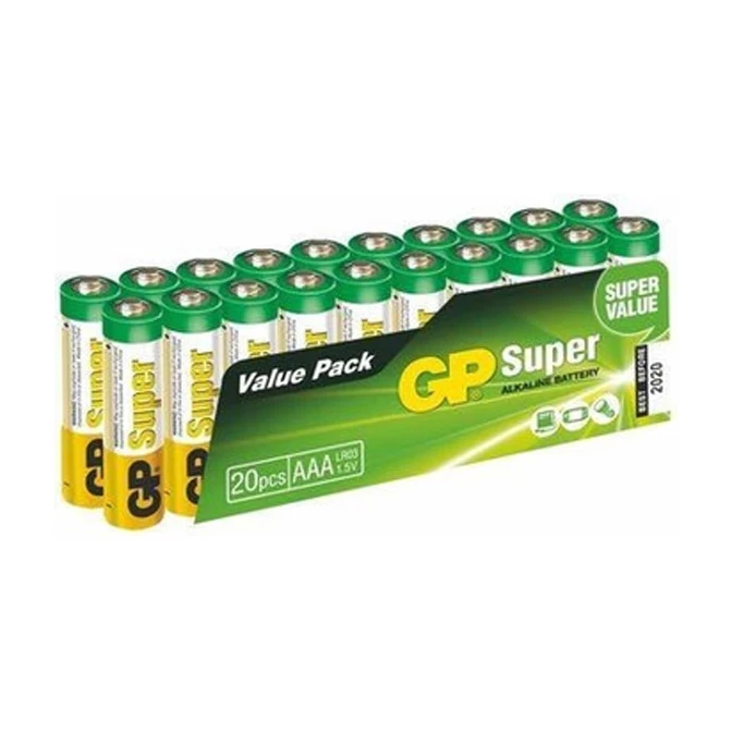 GP Super alkalické batérie 20ks balenie GP Super alkalické batérie 20ks balenie