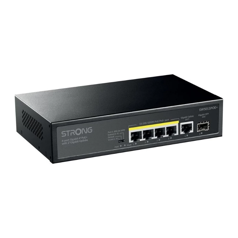 STRONG SW5011POE+ gigabitový switch STRONG SW5011POE+ gigabitový switch