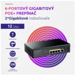 STRONG SW5011POE+ gigabitový switch
