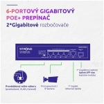 STRONG SW5011POE+ gigabitový switch