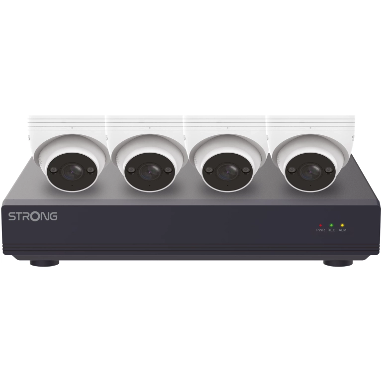 STRONG sada pre kamerový systém 1xNVR, 4x kamera