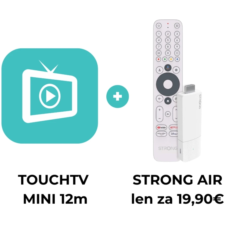 touchTV MINI 12 mesiacov + LEAP-AIR za 19,90€