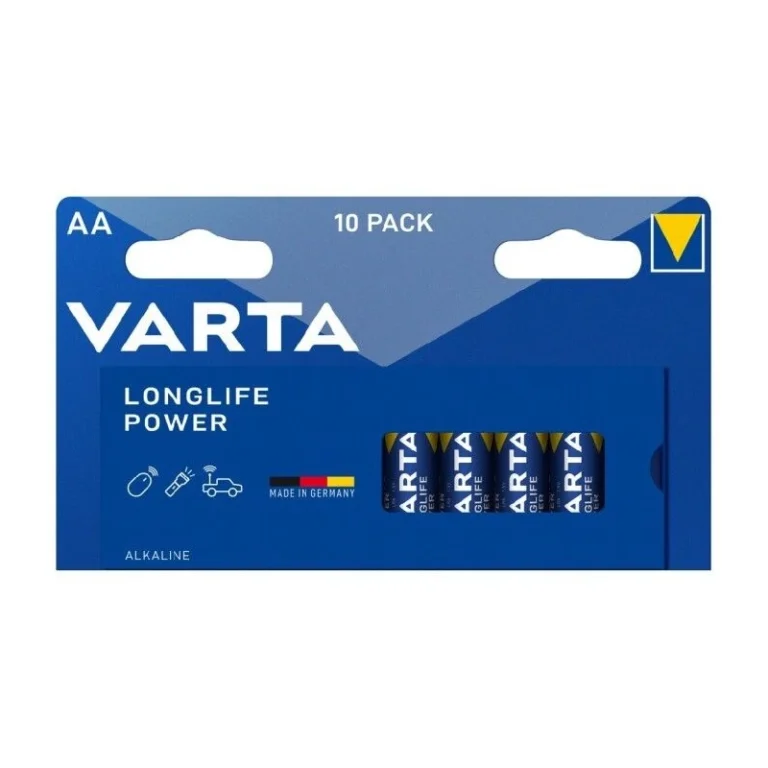 VARTA LONGLIFE POWER alkalické batérie 10ks AA