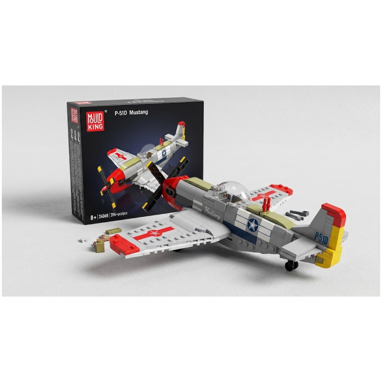 Mould King stabebnica lietadlo P-51D Mustang