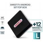 sweet.TV PL Android TV BOX + 12M balik L