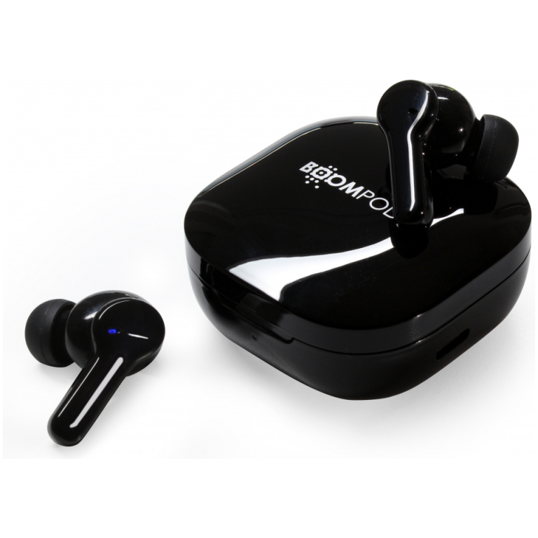 BOOMPODS bassline COMPACT bezdrôtové slúchadlá čierne 4 BOOMPODS bassline COMPACT bezdrôtové slúchadlá čierne