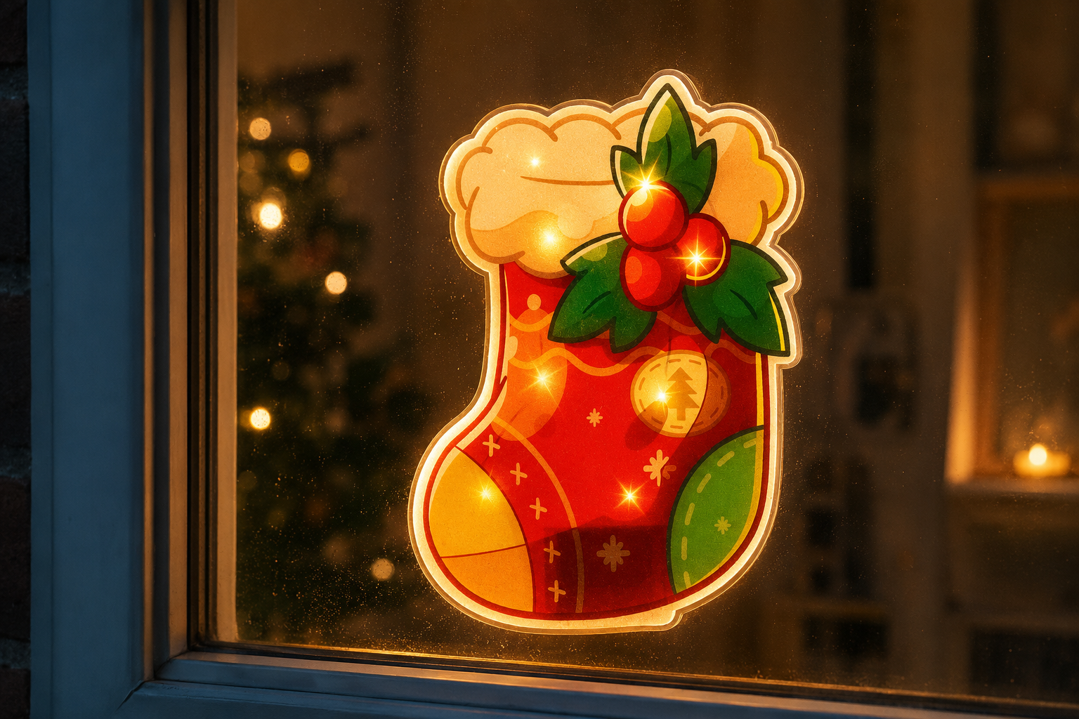Modee Lighting LED dekorácia do okna C4000 ponožka 3 Modee Lighting LED dekorácia do okna C4000 ponožka