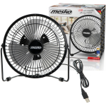 Mesko MS 7322 stolný ventilátor 15cm USB
