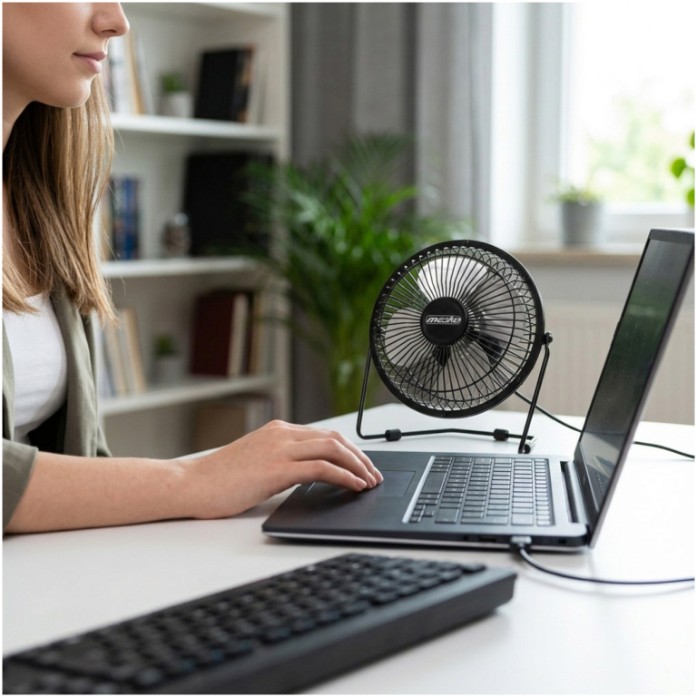 Mesko MS 7322 stolný ventilátor 15cm USB