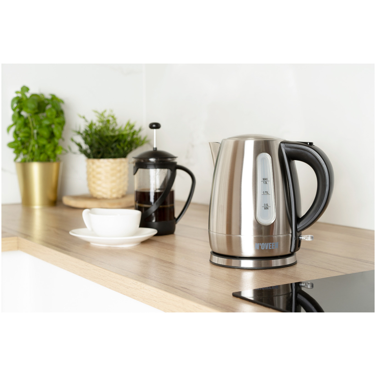 NOVEEN EK1401 rýchlovarná kanvica inox 1 NOVEEN EK1401 rýchlovarná kanvica inox