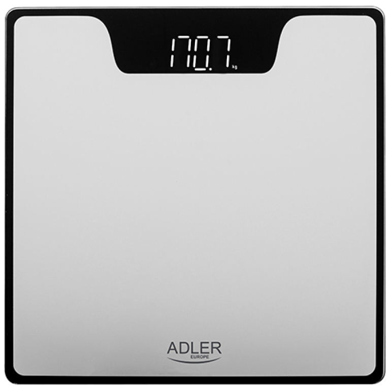 Adler AD 8174 váha s LED displejom strieborná