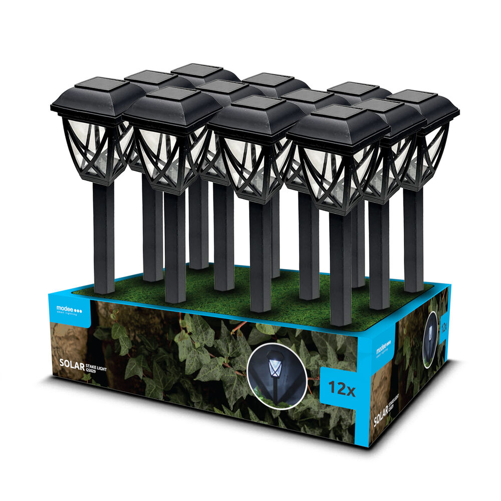 Modee solárne svietidlo GS029 zapichovacie 36cm 1ks 1 Modee solárne svietidlo GS028 zapichovacie 19cm 1ks
