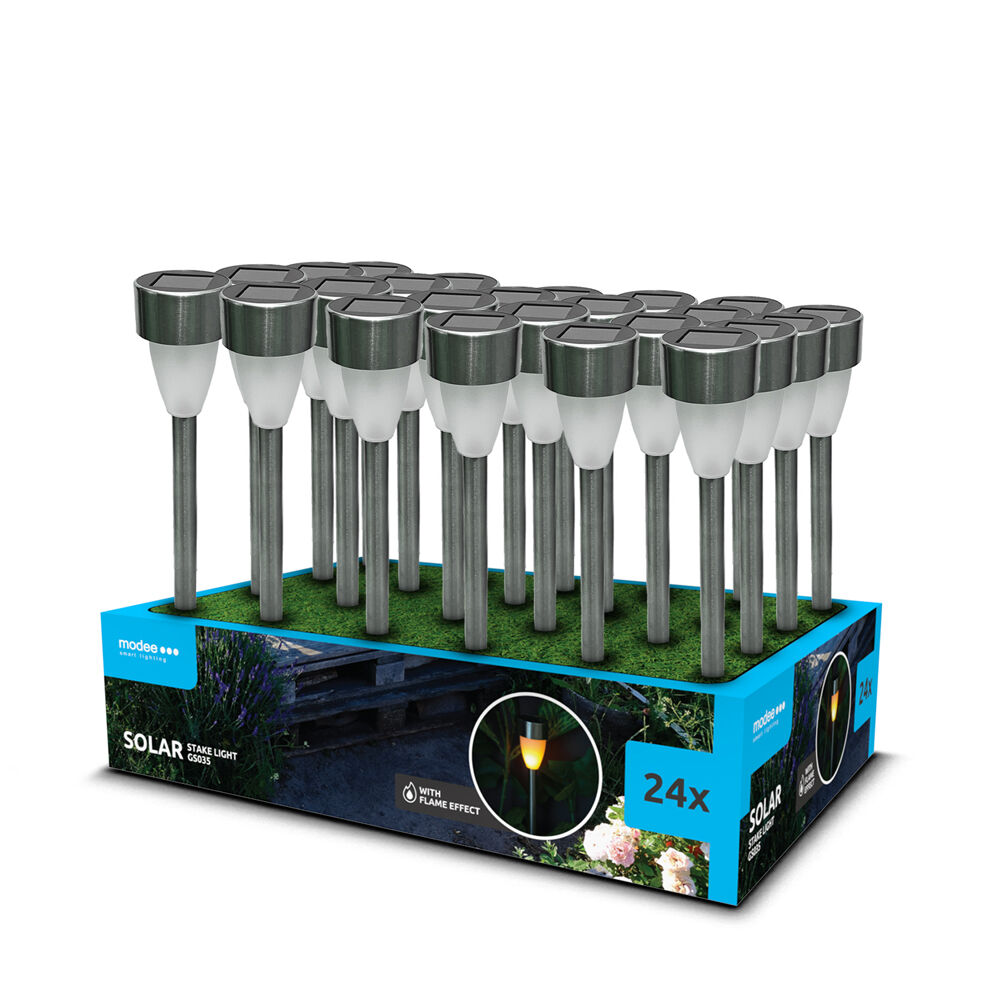 Modee solárne svietidlo GS035 zapichovacie 36cm 1ks 1 Modee solárne svietidlo WS127 2ks