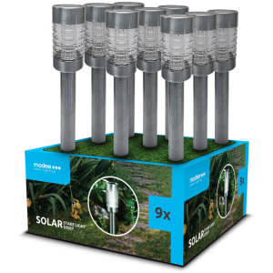 Modee solárne svietidlo GS036 zapichovacie 30cm 1ks RGB