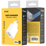 Technik AD102 20W nabíjačka USB-A+USB-C