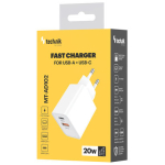 Technik AD102 20W nabíjačka USB-A+USB-C