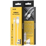 Technik CD104 USB-A/C 1m biela 4 Technik CD104 USB-A/C 1m biela