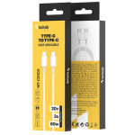 Technik CD105 USB-C/C kábel 60W 1m biely