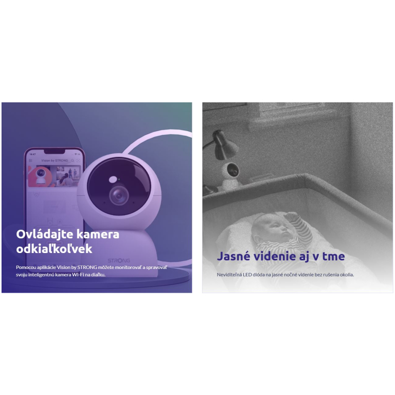 STRONG SHC08IR0-W smart home kamera 8MP