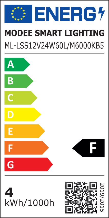 Modee LED pás 5m biely IP65 6000K