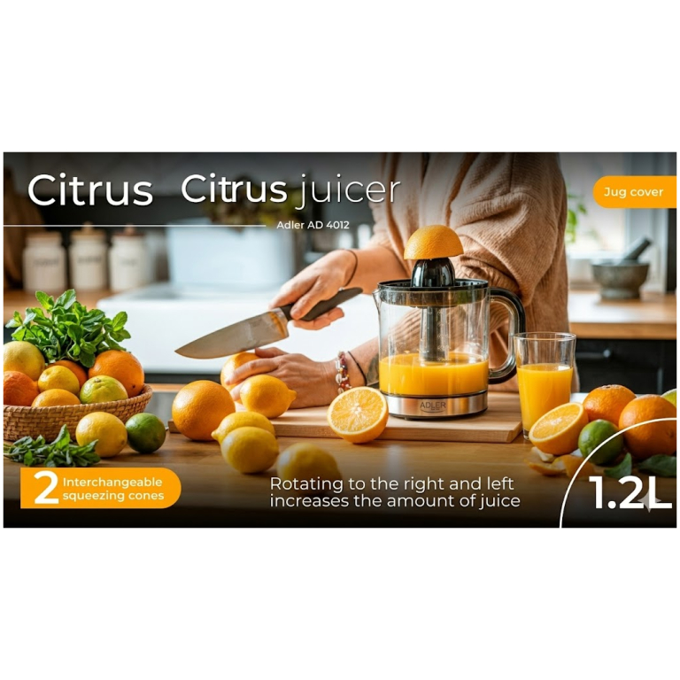 Adler AD 4012 odšťavovač citrusov