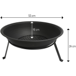 Adler AD6818 záhradné ohnisko 55cm