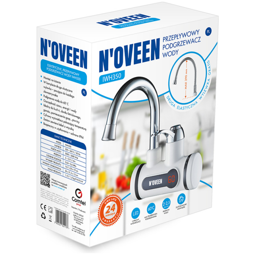 NOVEEN IWH350 prietokový ohrievač vody