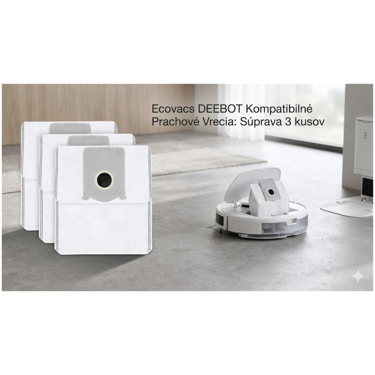 ECOVACS antibakteriálne vrecká DEEBOT T90 PRO / T90, 3 ks