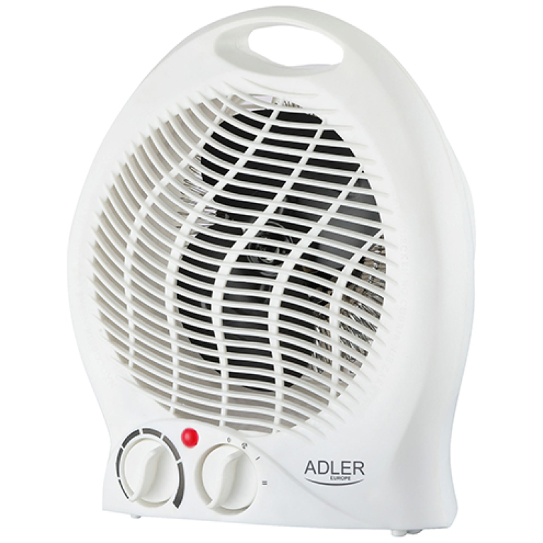Adler AD 7728 teplovzdušný ventilátor biely