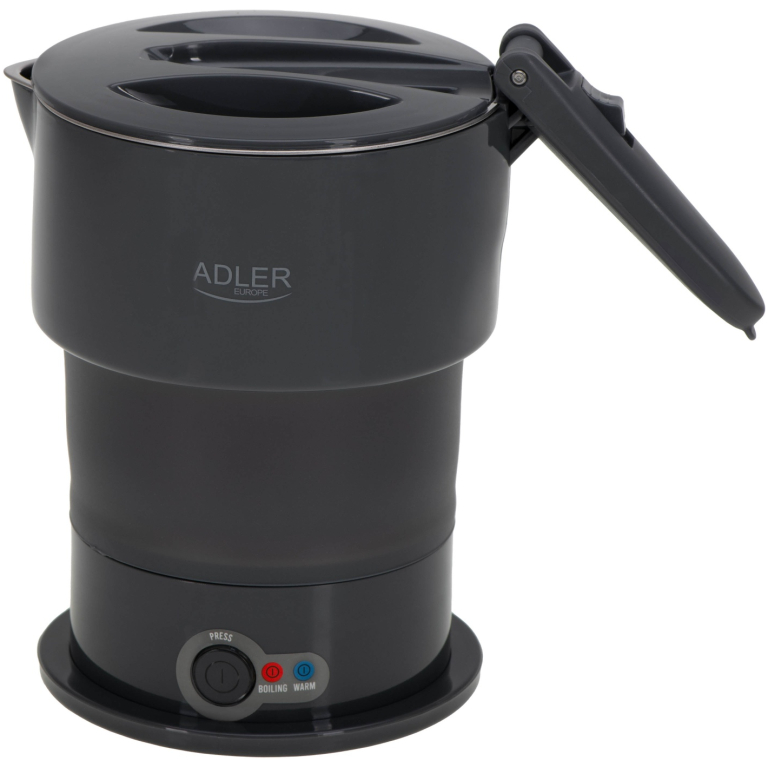 Adler AD1377 skladateľná rýchlovarná kanvica šedá