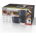 Adler AD1377 skladateľná rýchlovarná kanvica šedá