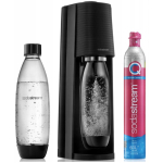 SodaStream Terra Black + 1l fľaša + bombička čierna
