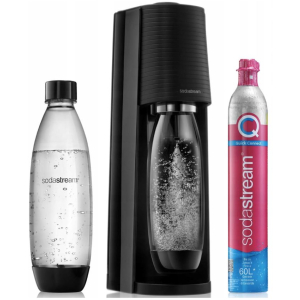 SodaStream Terra Black + 1l fľaša + bombička čierna